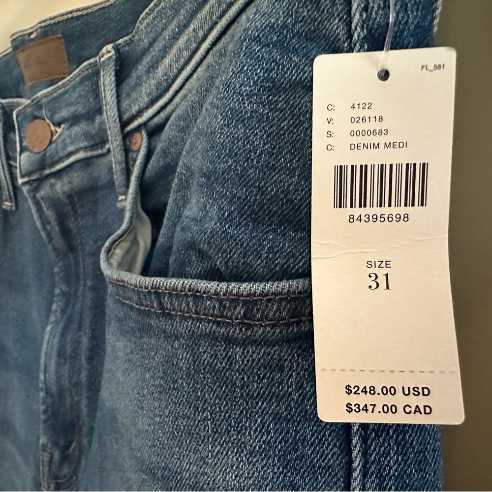 NWT mother blue jeans - Picture 3 of 10